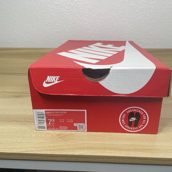 Nike Air Max Excee White University Gold Comfort Women's Mid Soles Sz 7.5 - Picture 11 of 13